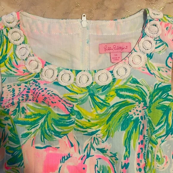 Lilly Pulitzer girls shift 10
